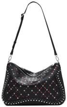 Desigual Damentasche rockig Nieten Yankee Cutouts schwarz Leiria