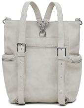 Desigual Taschenrucksack steingrau Logo Piedra Arica