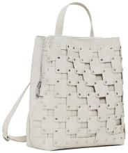 steingrauer Daypack Desigual Sumy New Patch Piedra Nieten geprägt