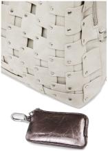 steingrauer Daypack Desigual Sumy New Patch Piedra Nieten geprägt