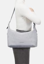 Alyssa Icon Cozy Knautschtasche Veloursleder Les Visionnaires olivgrün