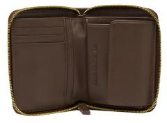 Les Visionnaires Geldbörse Elina Weave Silky dunkelbraun