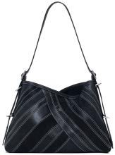 Desigual Handtasche schwarz Fibonacci zweigeteilt Buxton Kontrast