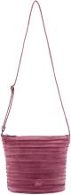 pinke FREDsBRUDER Crossovertasche geriffelt Juicy Berry Leder Riffelinchen