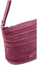 pinke FREDsBRUDER Crossovertasche geriffelt Juicy Berry Leder Riffelinchen