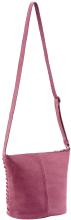 pinke FREDsBRUDER Crossovertasche geriffelt Juicy Berry Leder Riffelinchen