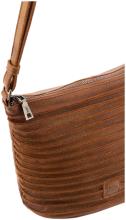 FREDsBRUDER geräumige Handtasche Riffelinchen Leder braun