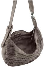 FREDsBRUDER Ledertasche Soft Cut taupe halbrund Muddy Khaki feminin