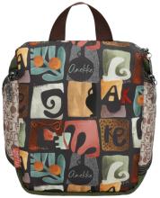 Kosmetiktasche Anekke Muse olivgrün bunt Comicprint