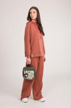 Kosmetiktasche Anekke Muse olivgrün bunt Comicprint