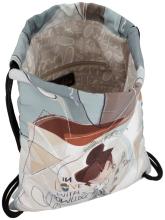 Freizeitrucksack Sportbeutel Anekke Sophia beige graublau Print
