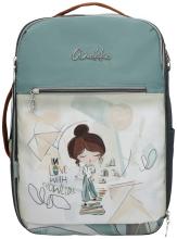 Anekke Textile Travel Backpack Sophia frisches Mintgrün Handgepäck