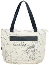 Anekke Sophia Beach Bag Tote Canvas Beige