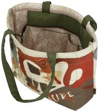 Anekke Muse abgesteppte Henkeltasche mit Print Perlon