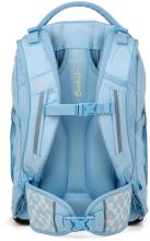 Satch Pack Summer Era hellblau Karo Blumen Büchertasche