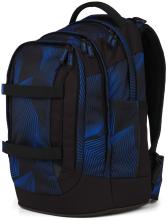 Satch Pack Seismic Blue Schultasche schwarz blau Grafikprint