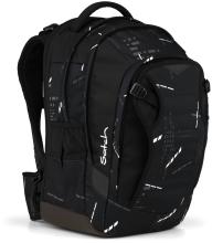 reflektierende Schultasche Ninja Matrix Satch Match Plus schwarz mitwachsend