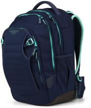Satch Schulrucksack Match Plus Ocean Mint dunkelblau erweiterbar