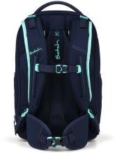 Satch Schulrucksack Match Plus Ocean Mint dunkelblau erweiterbar