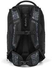 Schulranzen schwarz grau Graffiti Satch Match Plus Street Ink