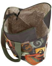 Anekke geräumige Tragetasche Muse griechischer Print Bunt