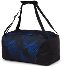 Freizeittasche dunkelblauer Print schwarz Satch Duffle Bag Seismic Blue