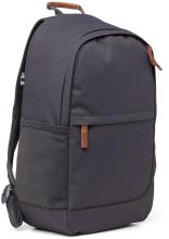 Satch Fly Friezeitrucksack Pure Grey Lederdetails