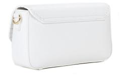 Valentino sommerliche Handtasche Flechtgurt Aleksandra Primavera Weiß