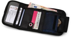 Satch Wallet Sesimic Blue Kindergeldbörse schwarz blau Print