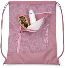 Satch Turnsackerl Magnolia Dream altrosa Blumenprint Drawstring