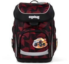 ergobag Schultaschenset UnaufhaötBär Cubo schwarz rot Monster Truck