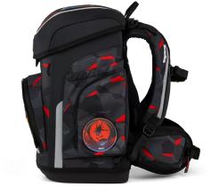 Grundschulset 5teilig ergobag Cubo TaekBärdo schwarz rot Drachen Ninja