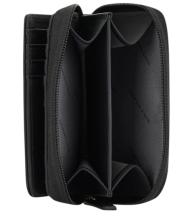 Kapten and Son Minibörse Bergen Pro Small All Black gummiert 