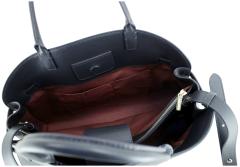 klassische Ledertasche Sabine Large Coccinelle schwarz Noir