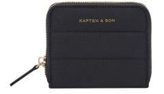 Nylonbörse Small Louvre Cloud Kapten and Son All Black abgesteppt