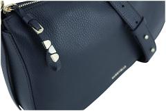 Damentasche Nory Coccinelle Medium greige Oyster genarbt Leder