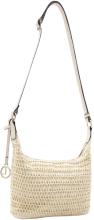 kleine L.Credi Crossovertasche beige Bast Ramina Sand