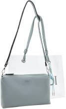 L.Credi Henkeltasche Seestern Mint Blue Reja transparent türkis