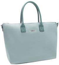 L.Credi Kurzgrifftasche Türkis vegan Pura Nylon mint blue