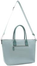 L.Credi Kurzgrifftasche Türkis vegan Pura Nylon mint blue