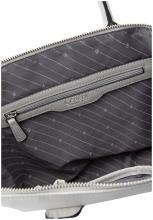 Umhängetasche L.Credi vegan Nylon Pura hellgrau Saffiano