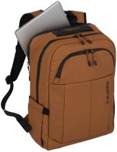 Freizeitrucksack orangebraun Travelite Briize Backpack M Curry beschichtet