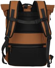 Travelite Briize Backpack M Roll-up Laptoprucksack Curry orangebraun
