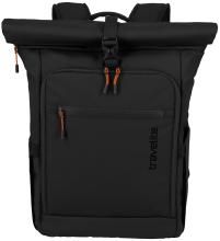 Allzweckrucksack Backpack M Roll-up Travelite Briize Black