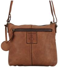Crossovertasche Harbour2nd Hazel Leder cognac Vintage Anker