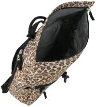Alltagsrucksack Animalprint Travelite Basics Rollup Backpack Leopard