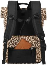 Alltagsrucksack Animalprint Travelite Basics Rollup Backpack Leopard