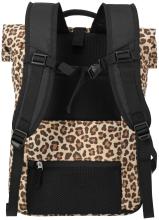 Alltagsrucksack Animalprint Travelite Basics Rollup Backpack Leopard