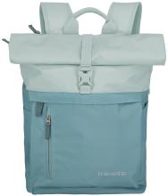 Daypack eisblau Travelite Basics Rollup Backpack mit Laptopfach