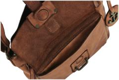 dunkelbraune Ledertasche Harbour2nd Anker Hazel Vintage